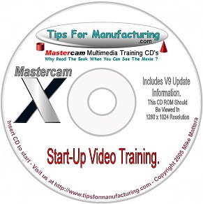 Mastercam X Start Up CD - Click Here To Order