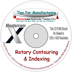 Mastercam X Rotary CD - Click Here To Order